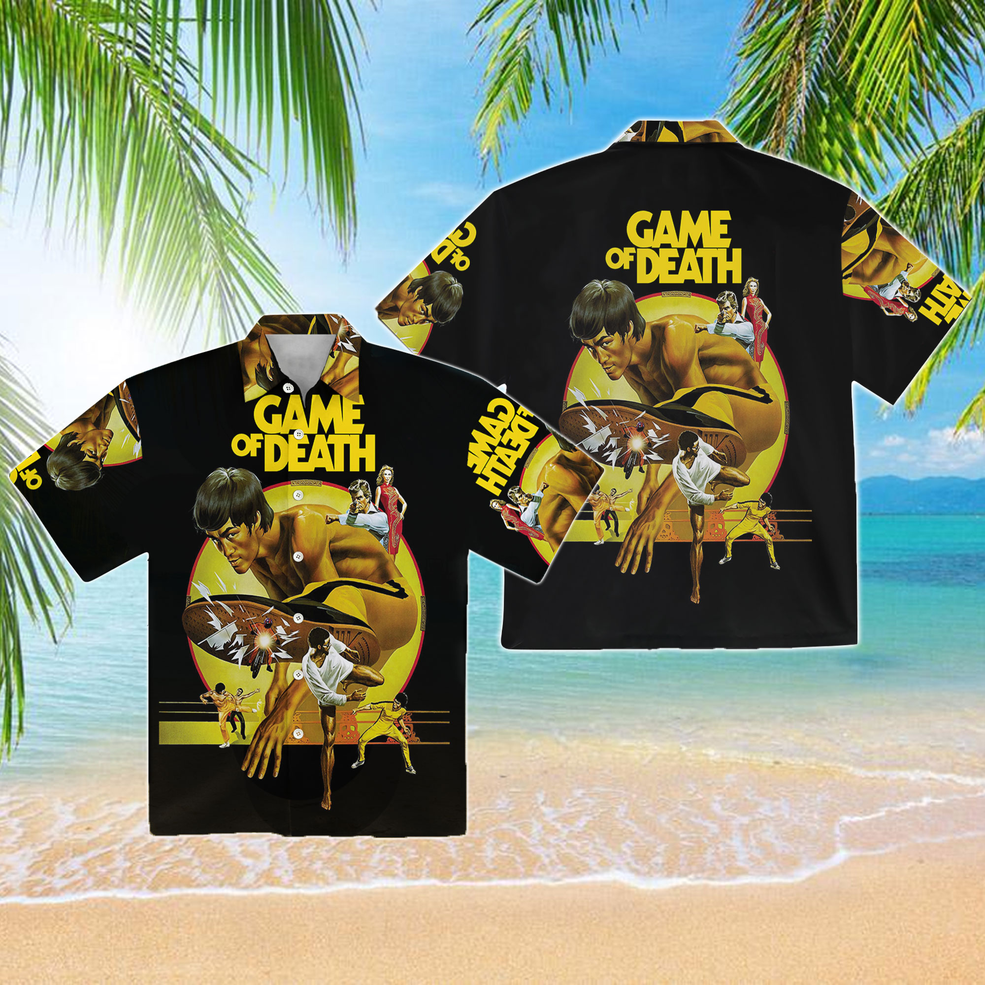 Bruce Lee Game Of Death Hawaiian 2023 Shirt