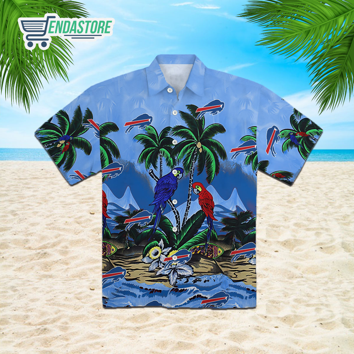 Buffalo Bills Couple 3D Hawaiian Shirt