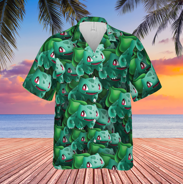 Bulbasaur hawaiian shirt