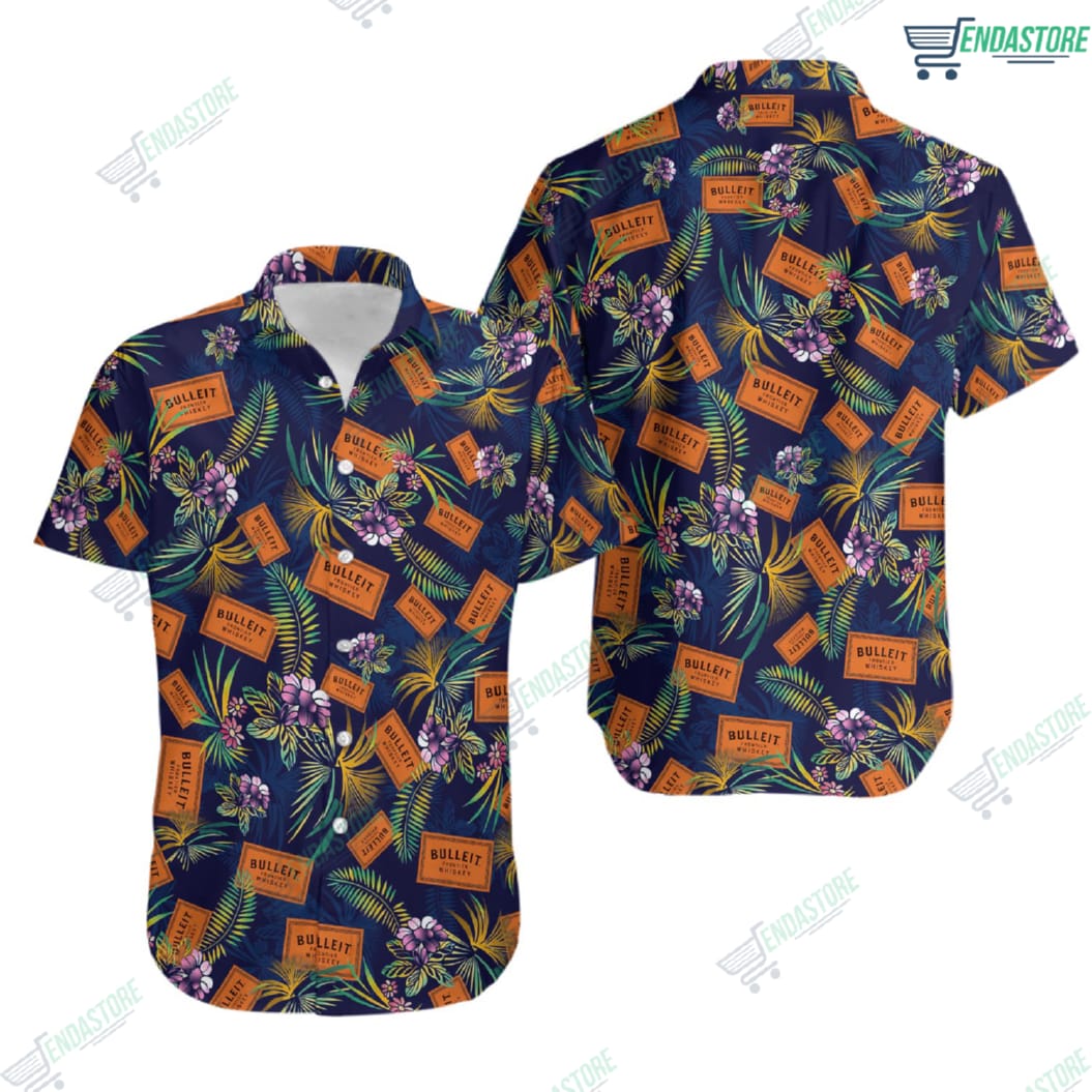 Bulleit Bourbon Whiskey Unisex Hawaiian Shirt