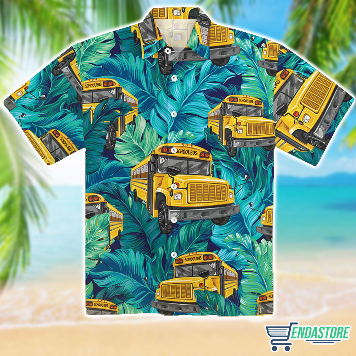 Bus Driver Tropical Hawaiian Shirt