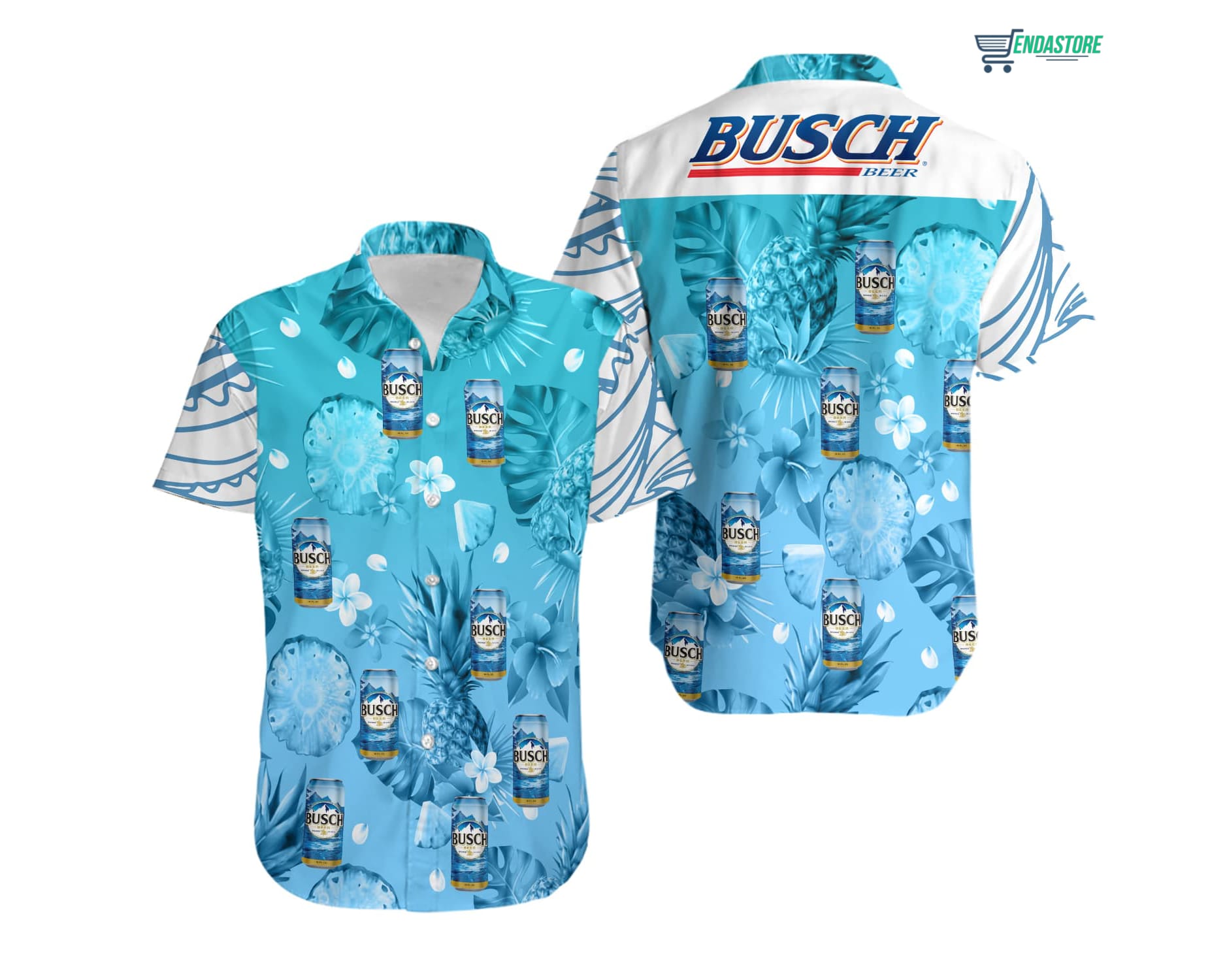 Busch Latte Hawaiian Shirt