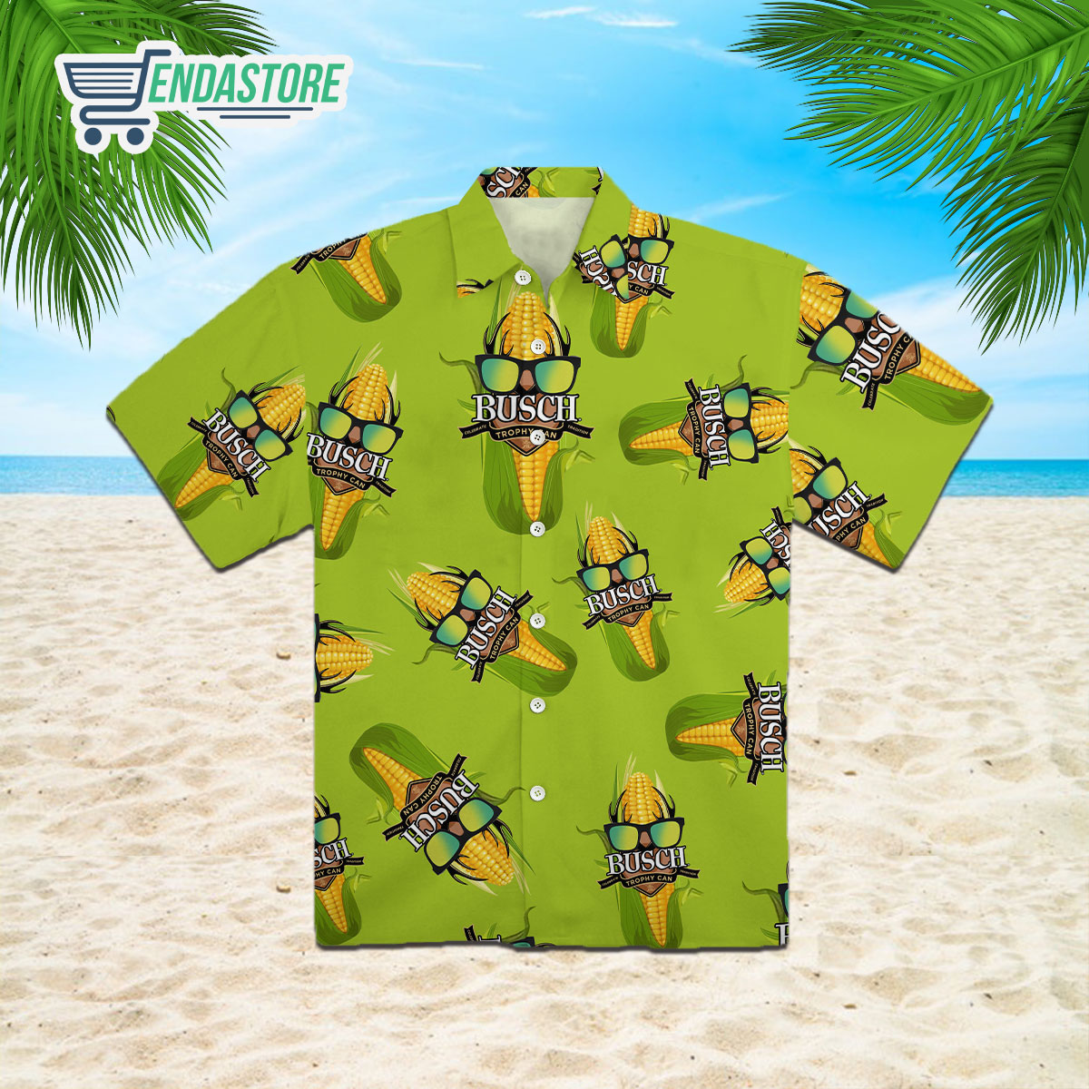 Busch Light Corn Hawaiian Shirt