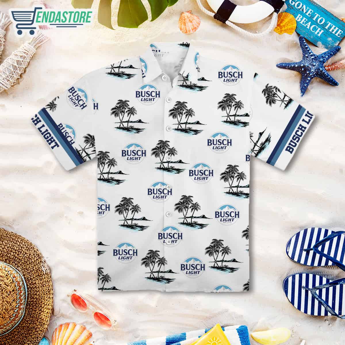 Busch Light Hawaiian Shirt