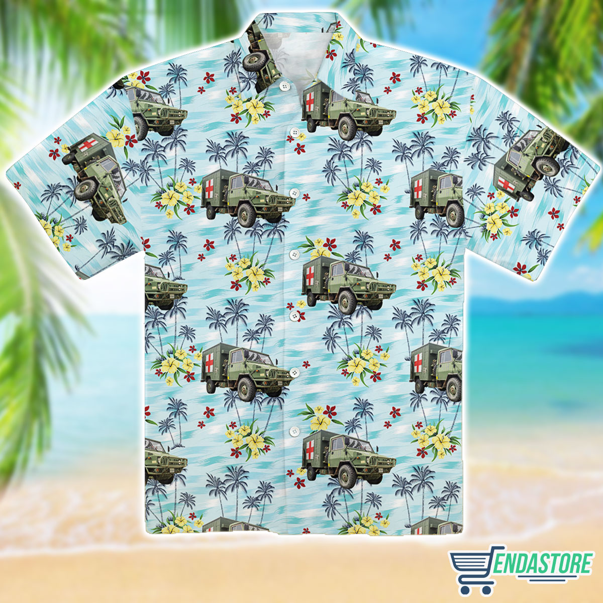 Canadian Army Lsvw Hawaiian Shirt