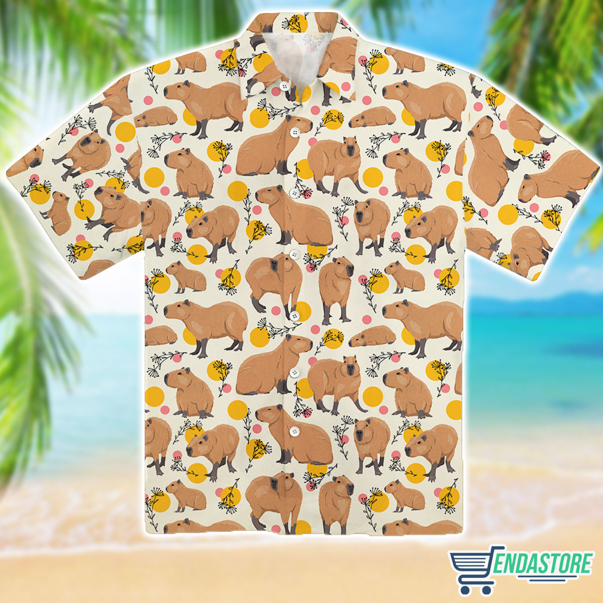 Capybara Hawaiian Shirt