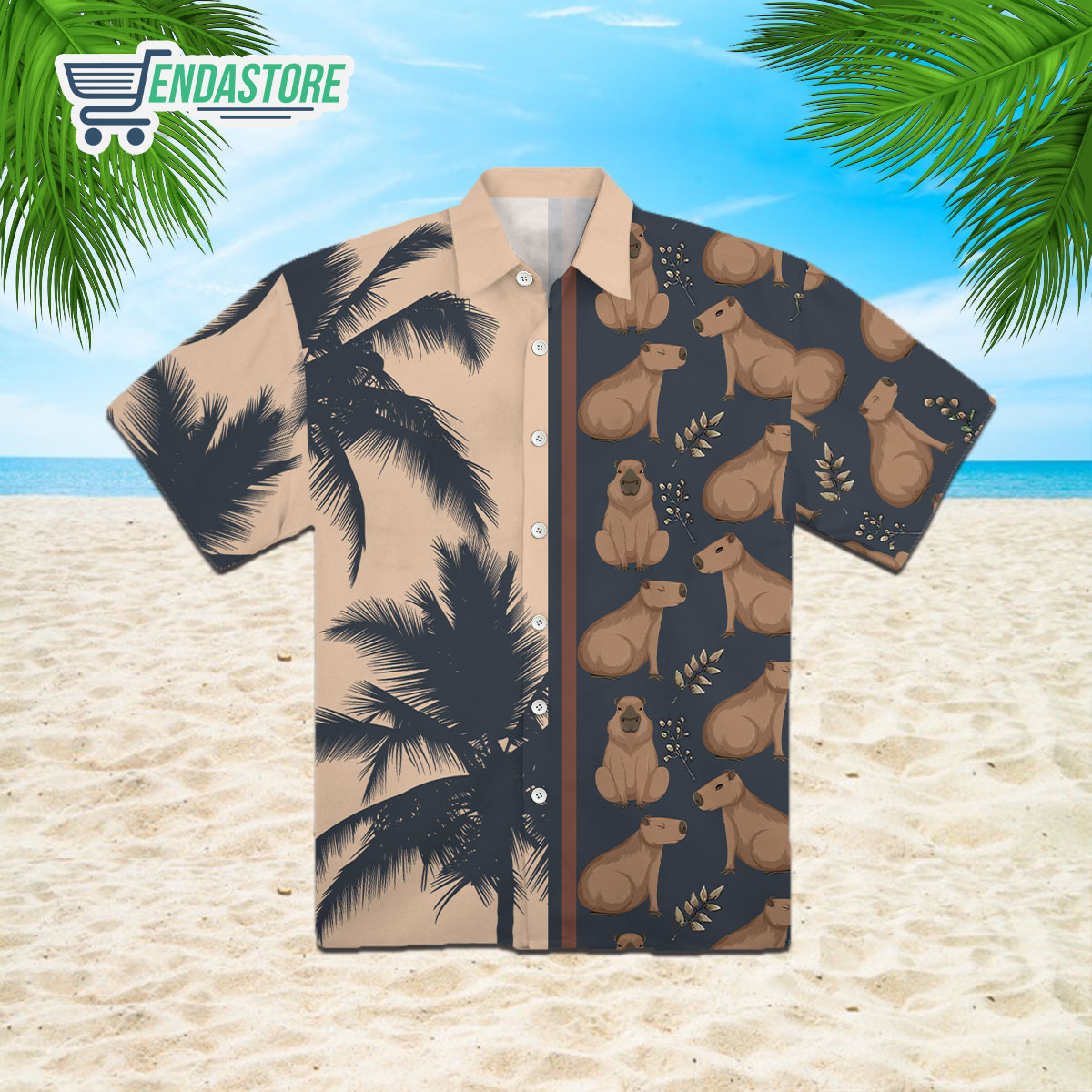 Capybara Summer Hawaiian Shirt