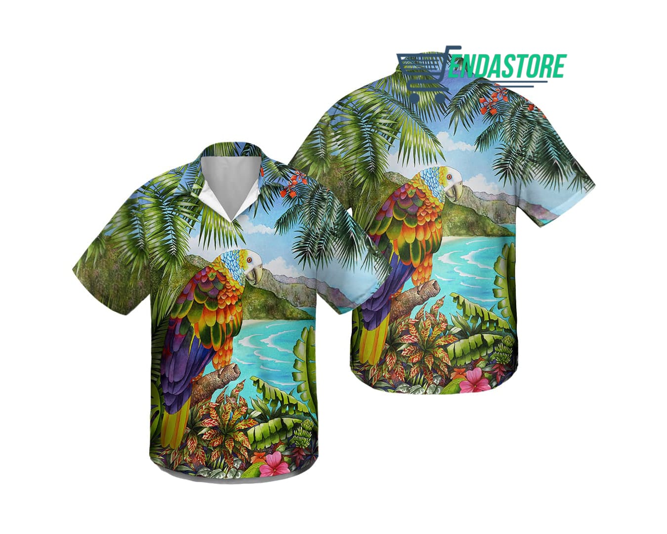 Caribbean St Vincent Parrot Hawaiian Shirt