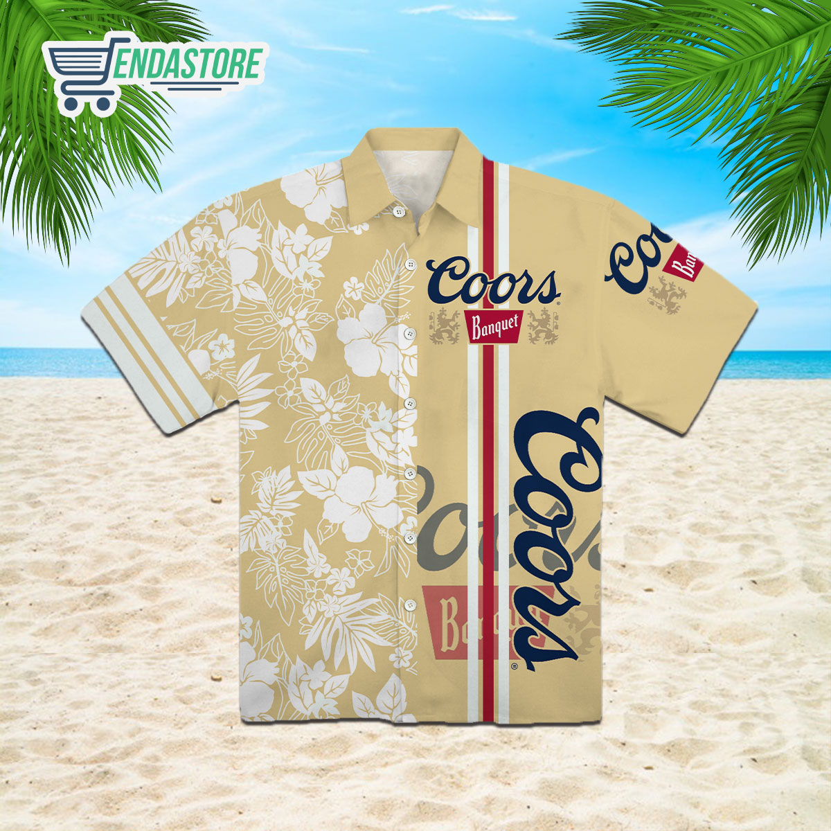 Coors Banquet Hawaiian Shirt