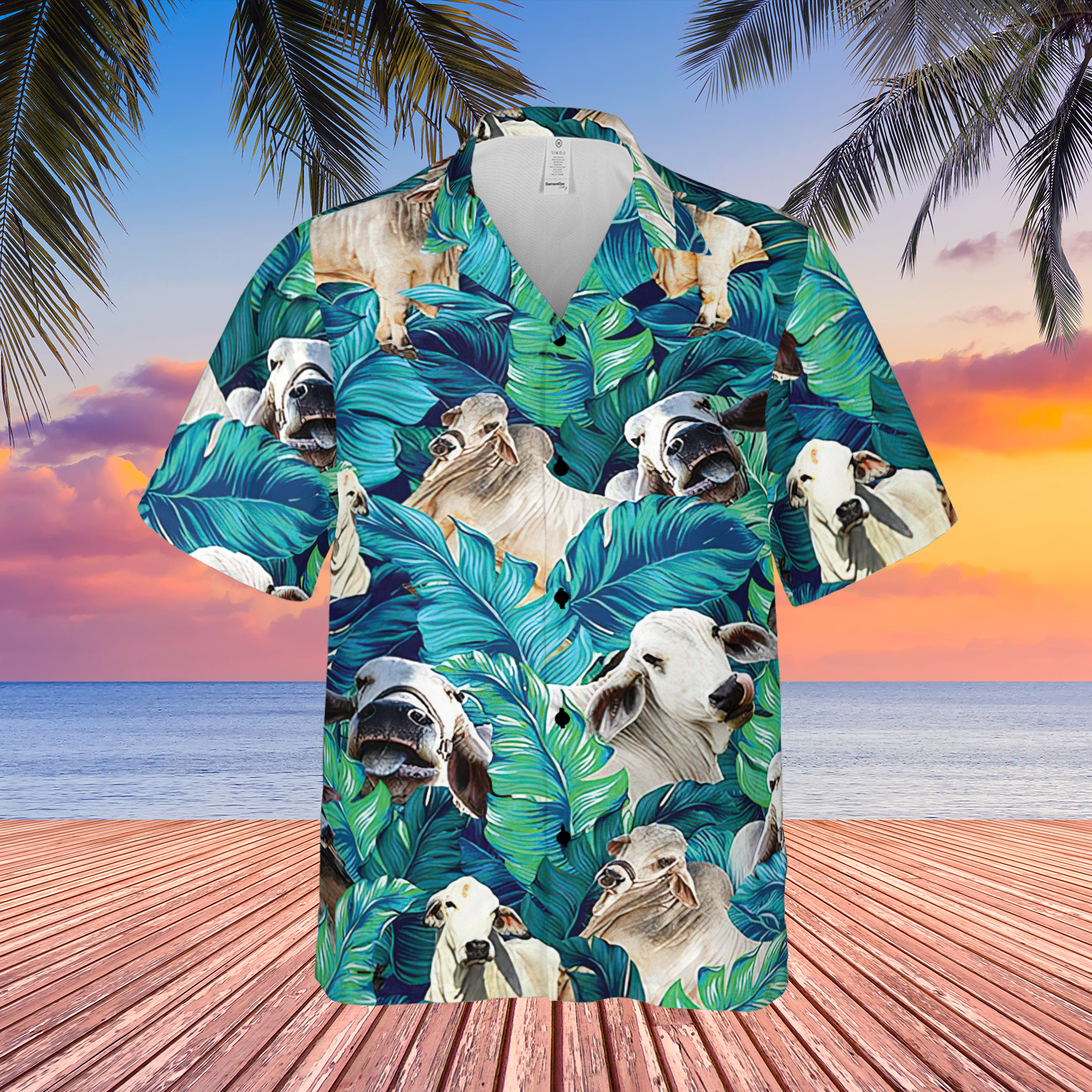 Cow hawaiian shirt