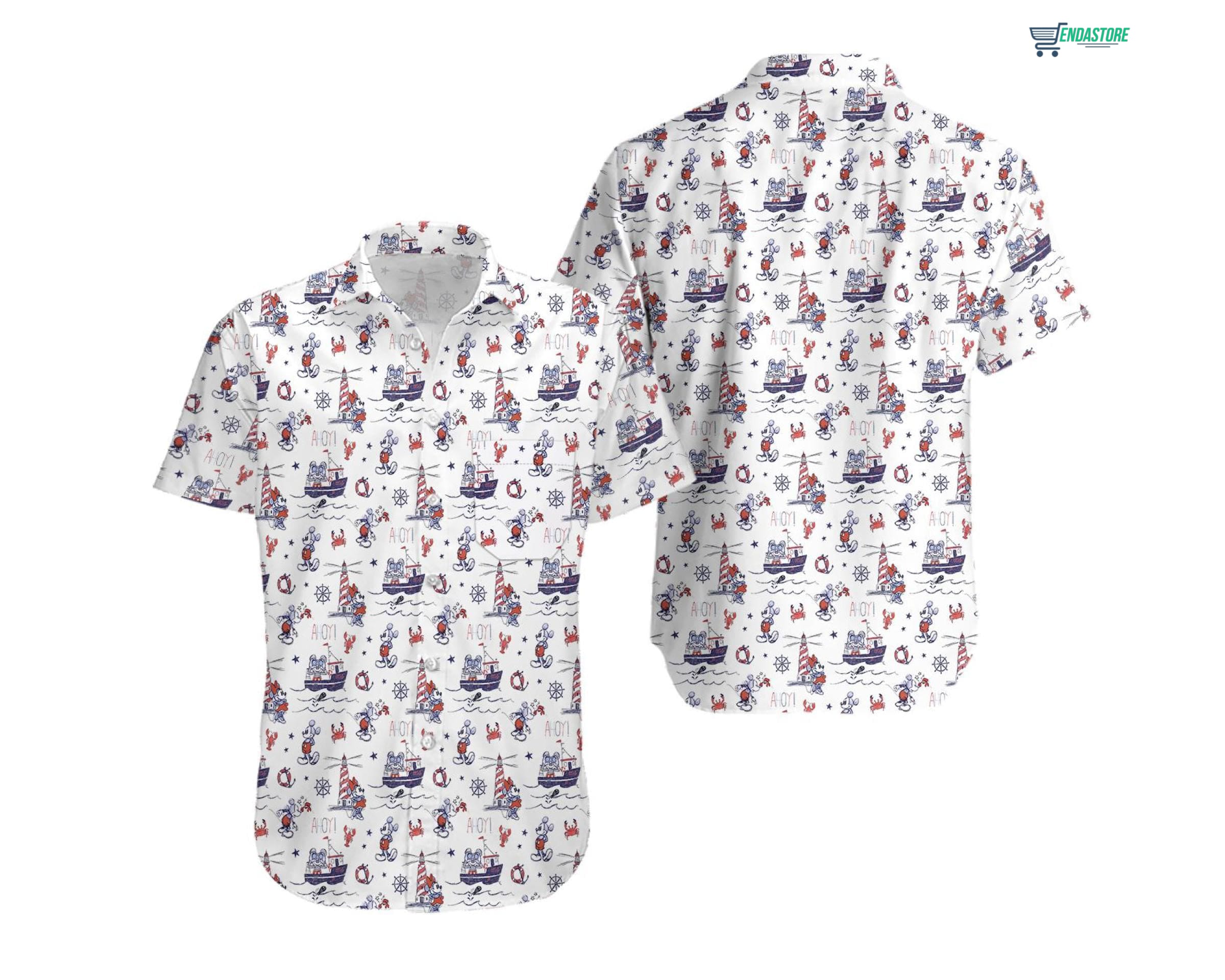 Cruise Hawaiian Print Shirt