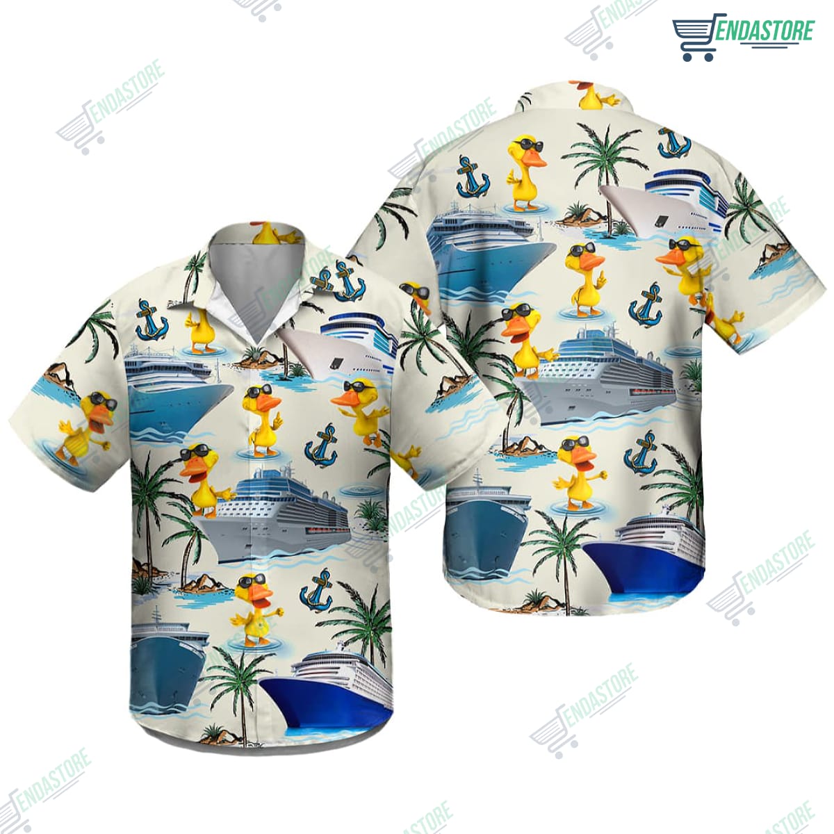 Cruising Duck Hawaiian Shirt