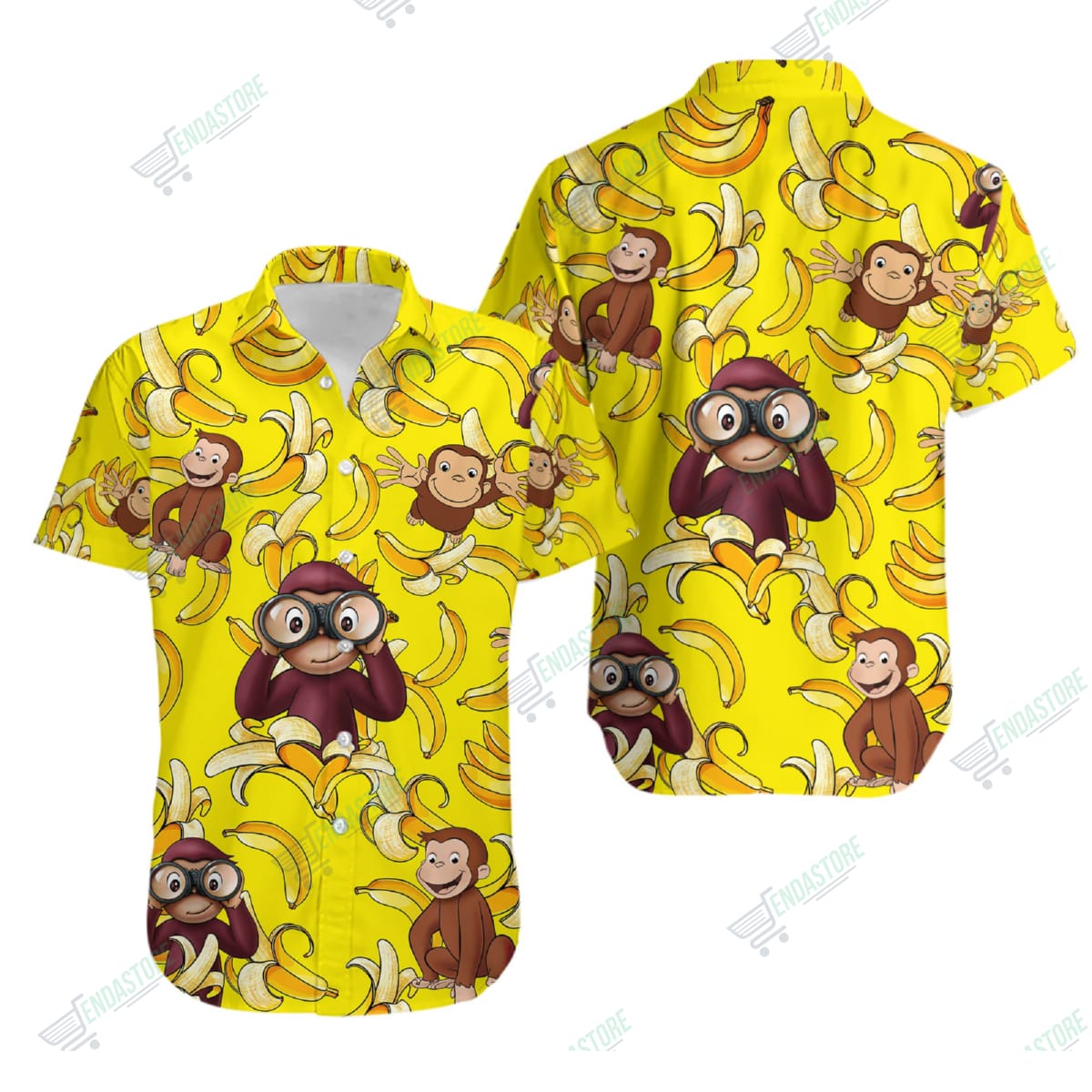 Curious George Hawaiian T-Shirt