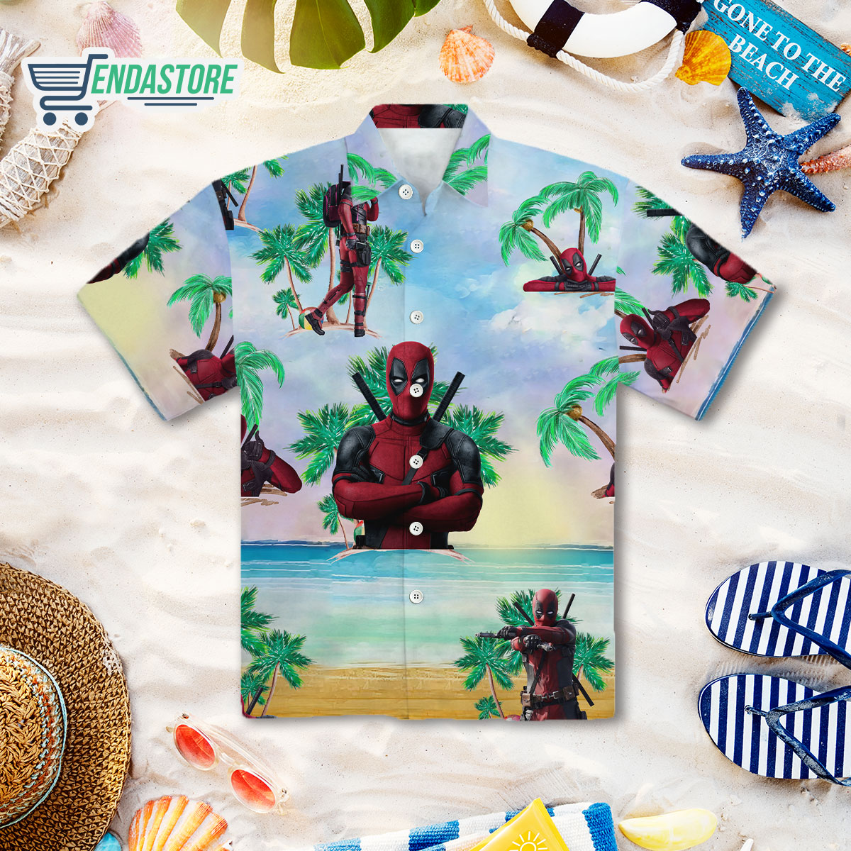 Deadpool Tropical Aloha Hawaiian Shirt