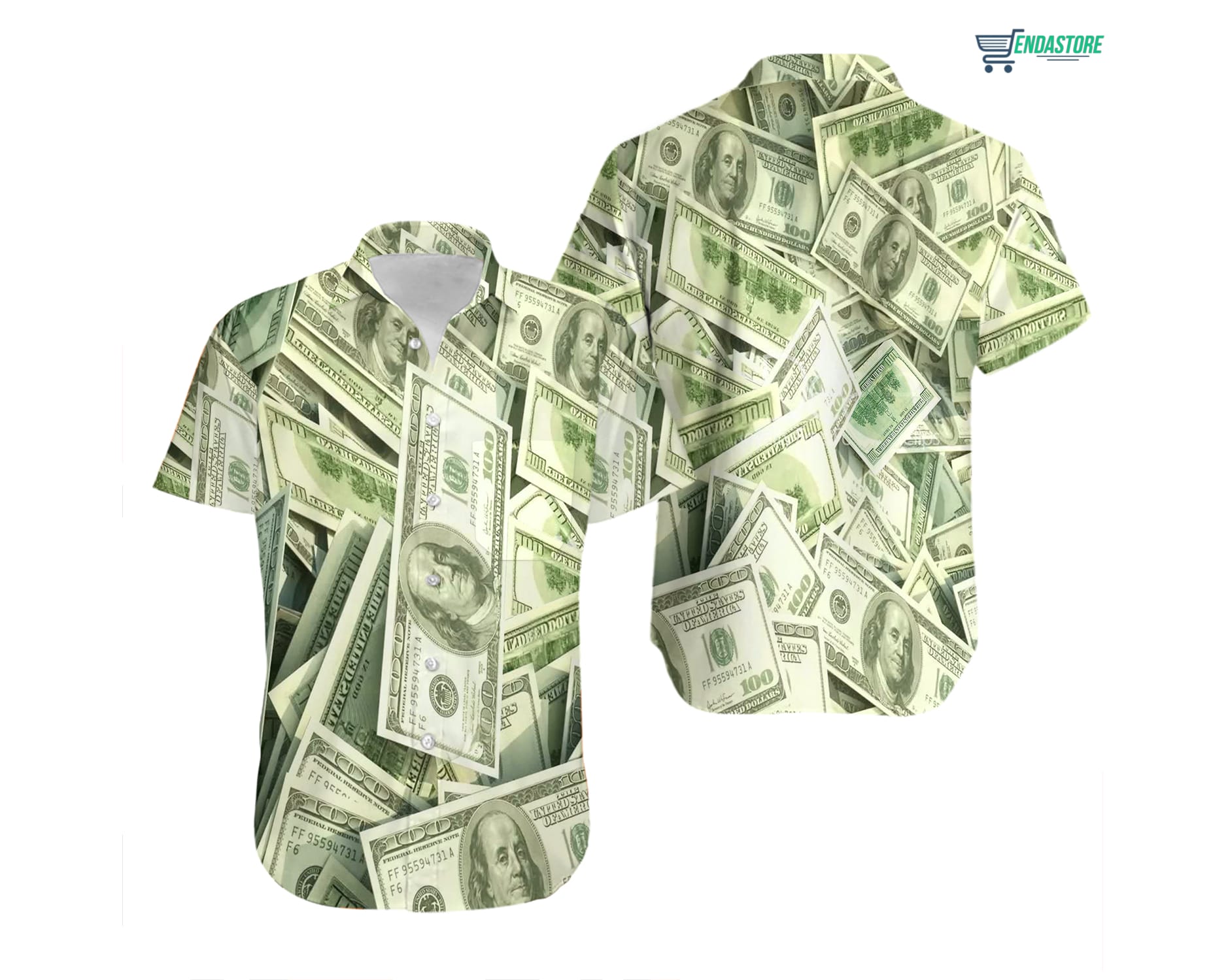 Dollar Bills Hawaiian Shirt