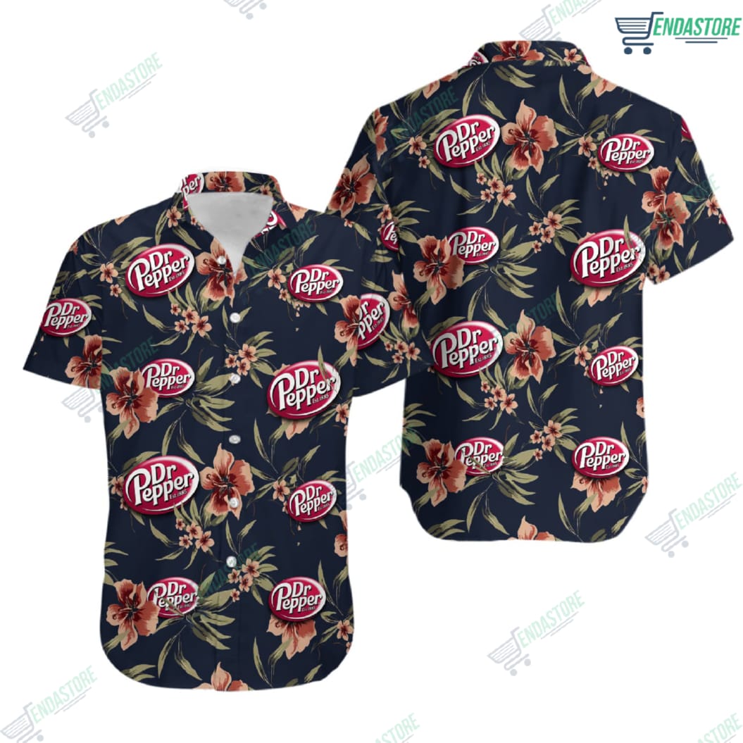 Dr Pepper Hawaiian Shirt