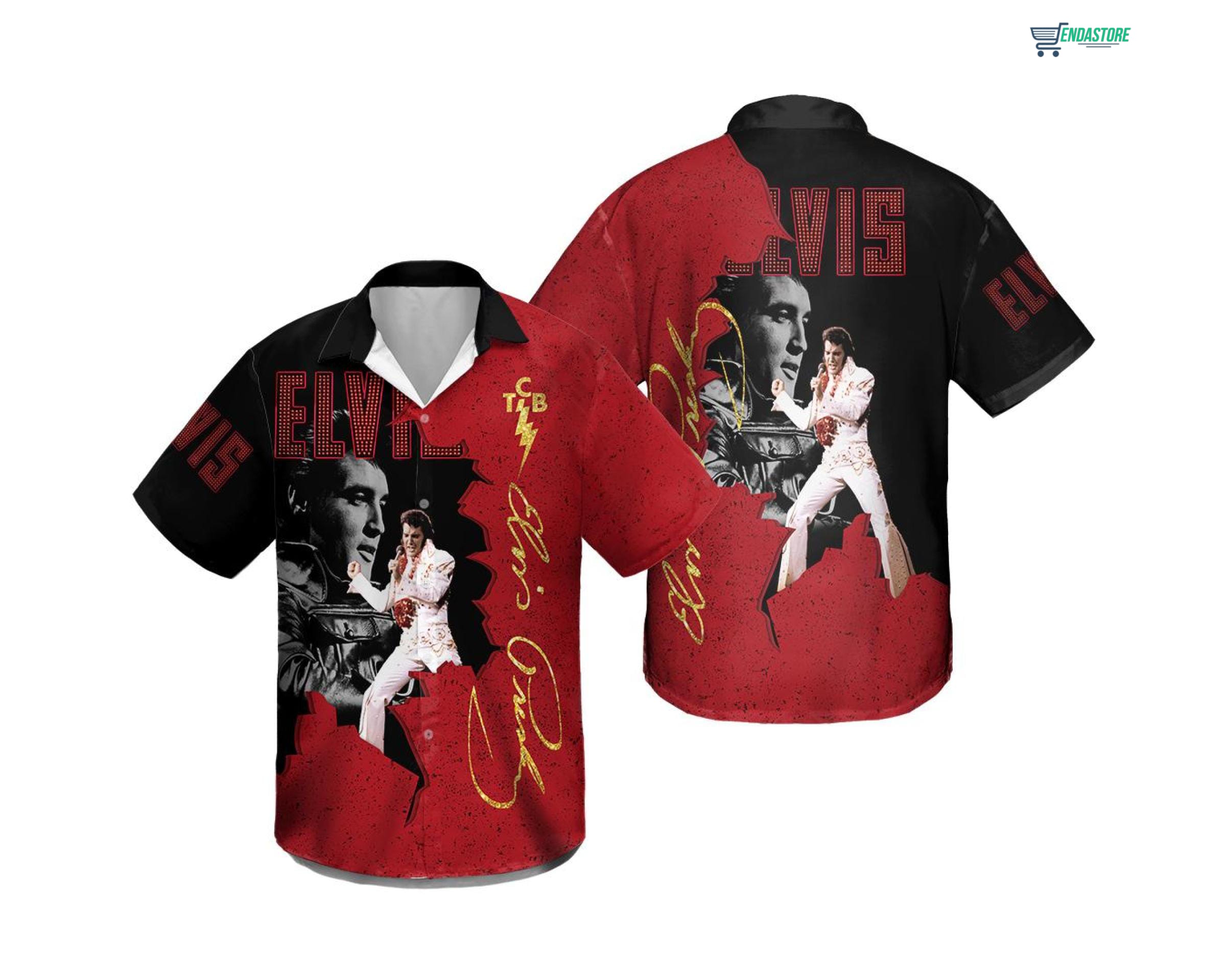 Elvis Presley Unisex Hawaiian Shirt