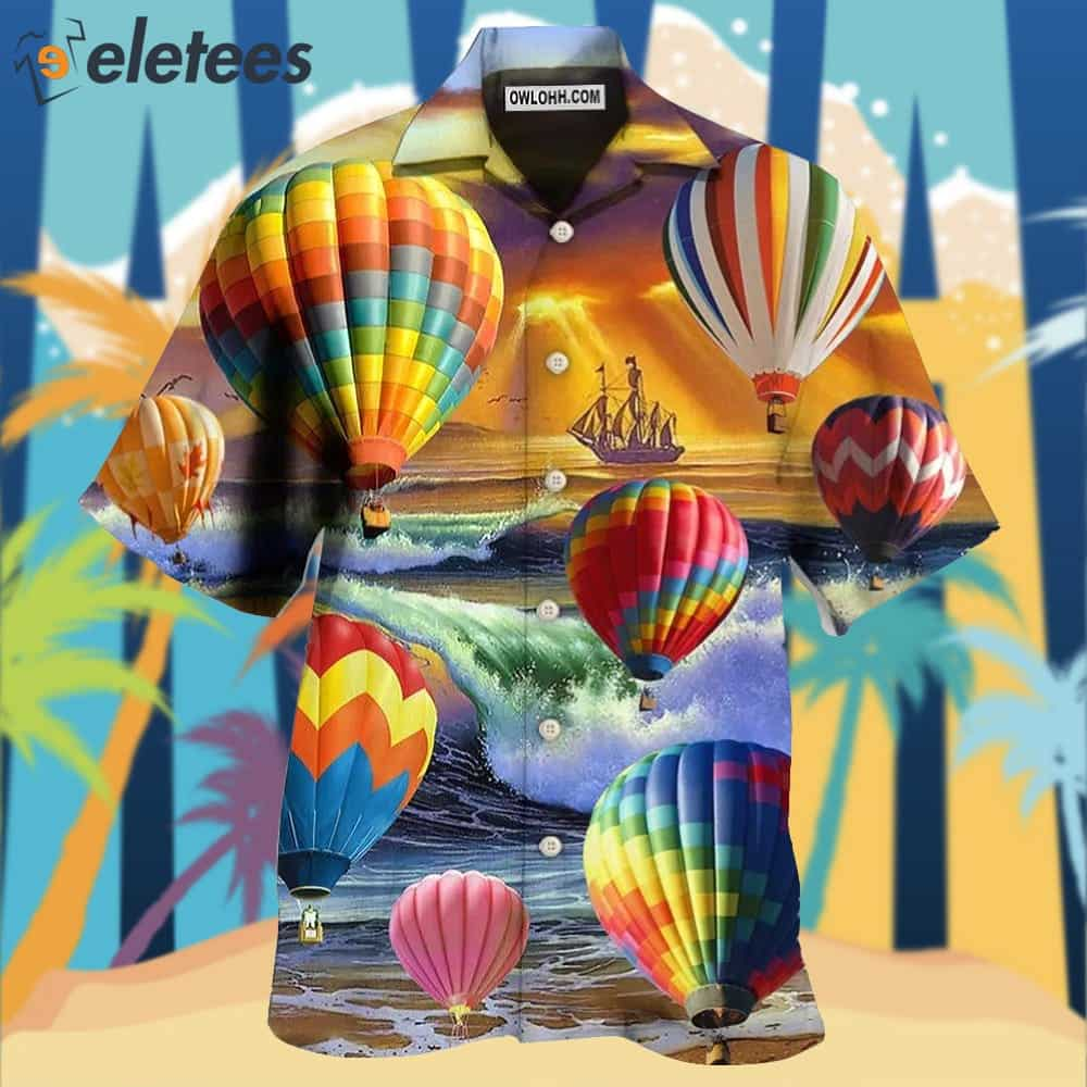 Air Balloon Love Life Style Hawaiian Shirt