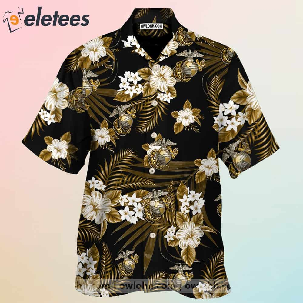 Aloha Us Marine Corps Hawaiian Shirt