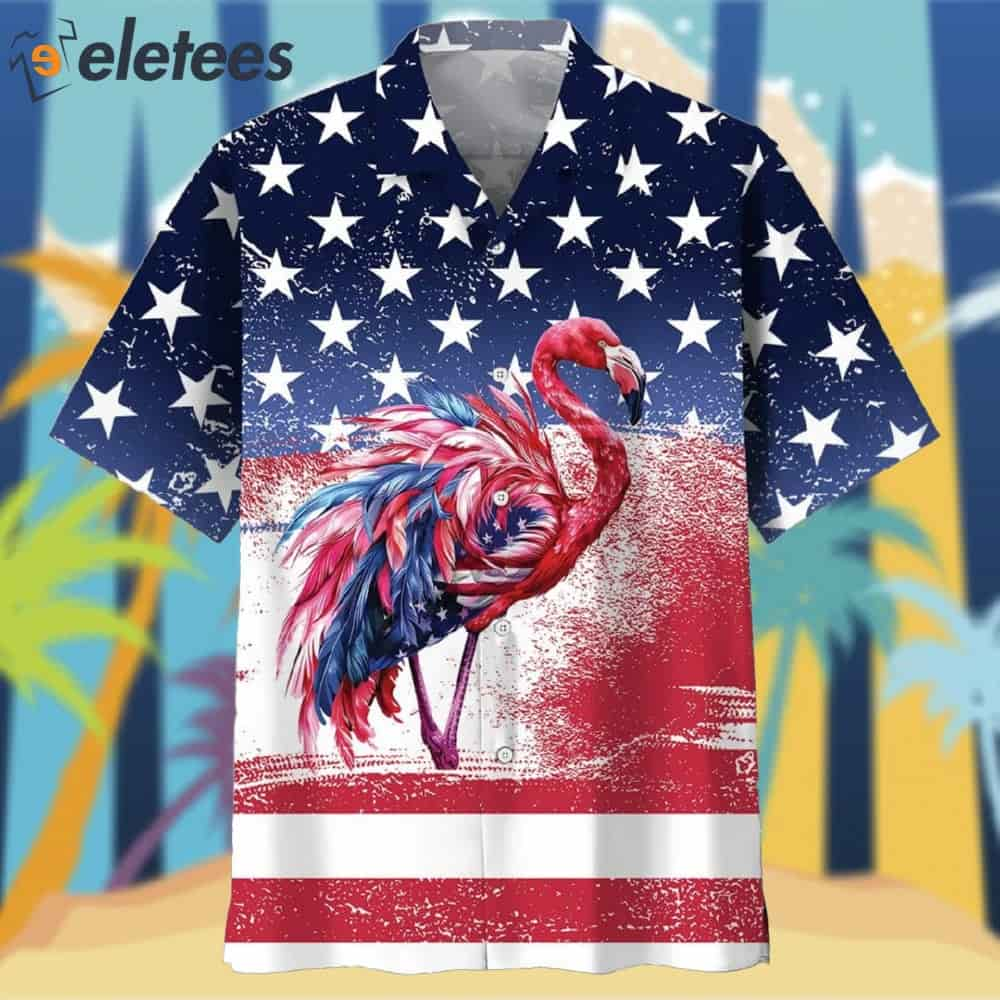 American Flamingo Hawaiian Shirt H3DT6OBJ