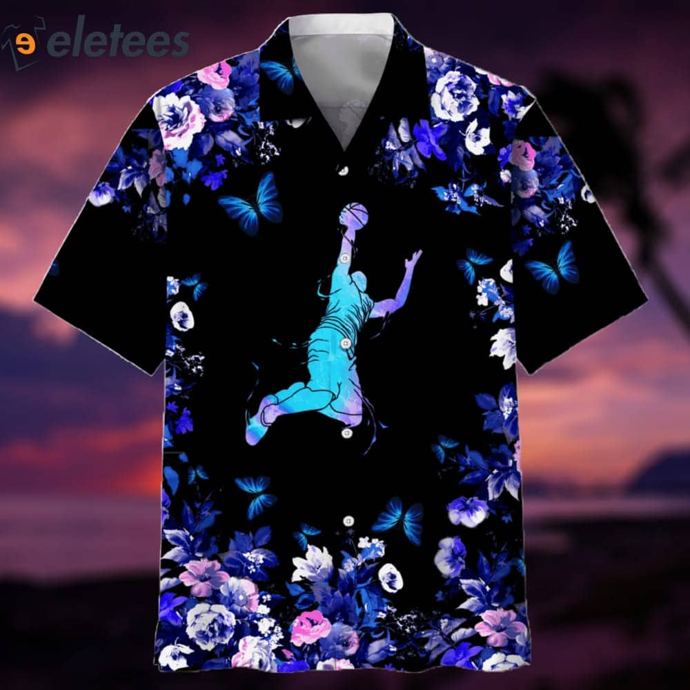 Basketball Galaxy Nature Hawaiian Shirt