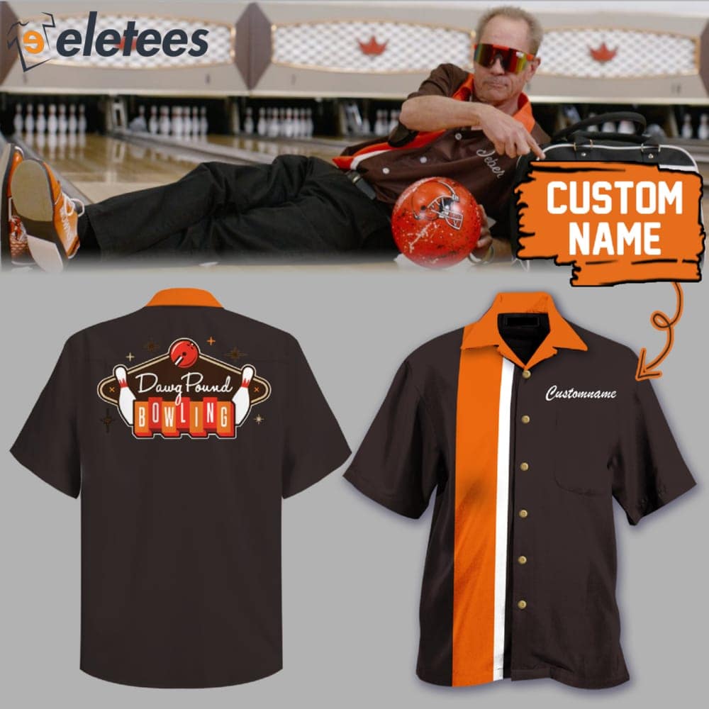 Browns Dawg Pound Bowling Hawaiian Shirt