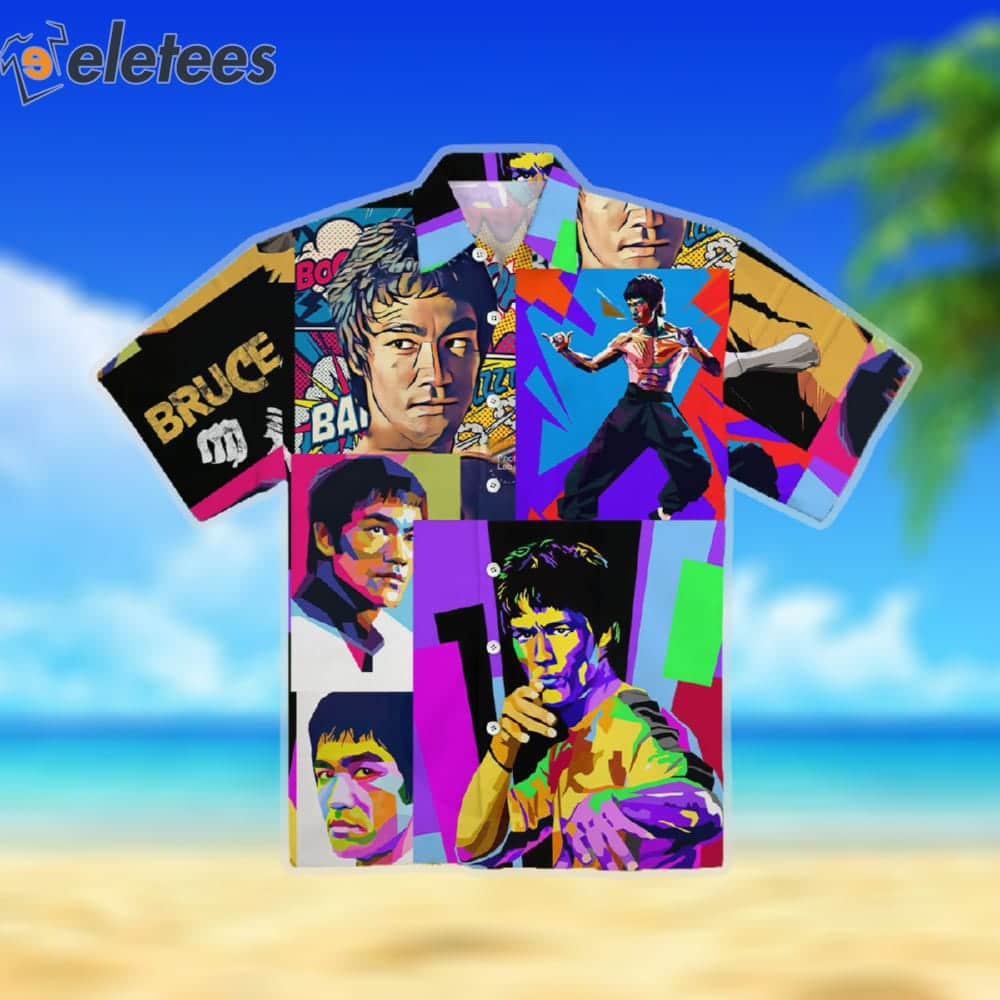 Bruce Lee Colorful Hawaiian Shirt