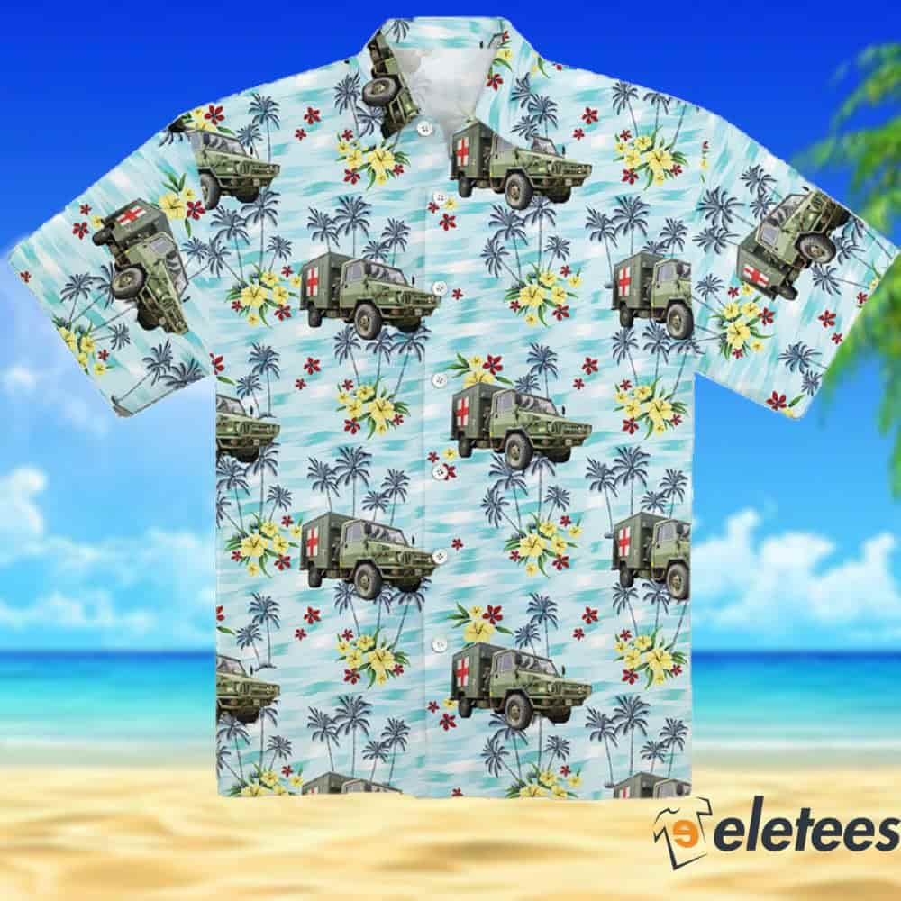 Canadian Army Lsvw Hawaiian Shirt