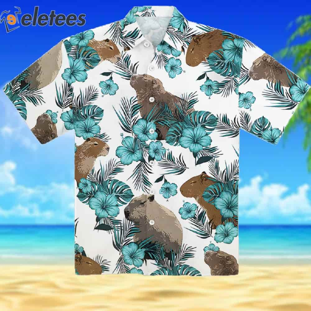 Capybara Tropical Hawaiian Shirt