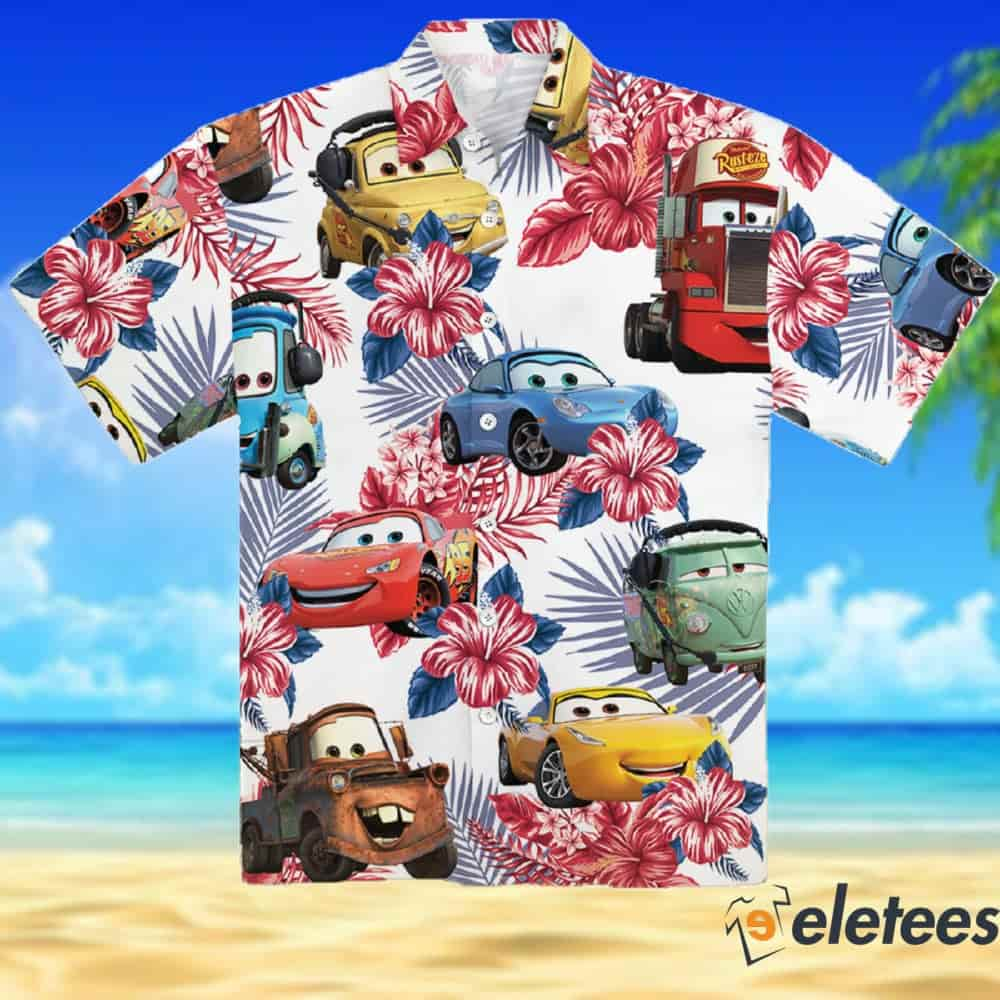 Car Mcqueen Tropical Hawaiian Shirt