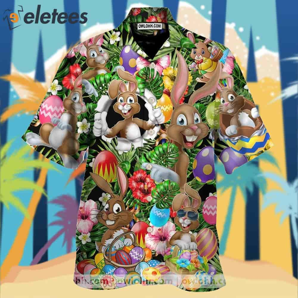 Cartoon Rabbit Hawaiian Shirt