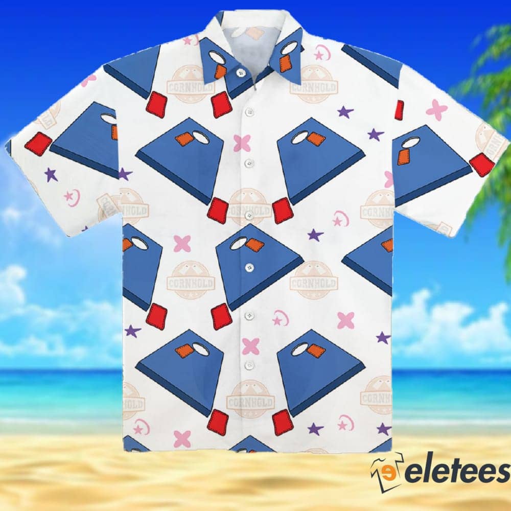 Cornhole Board Hawaiian Shirt