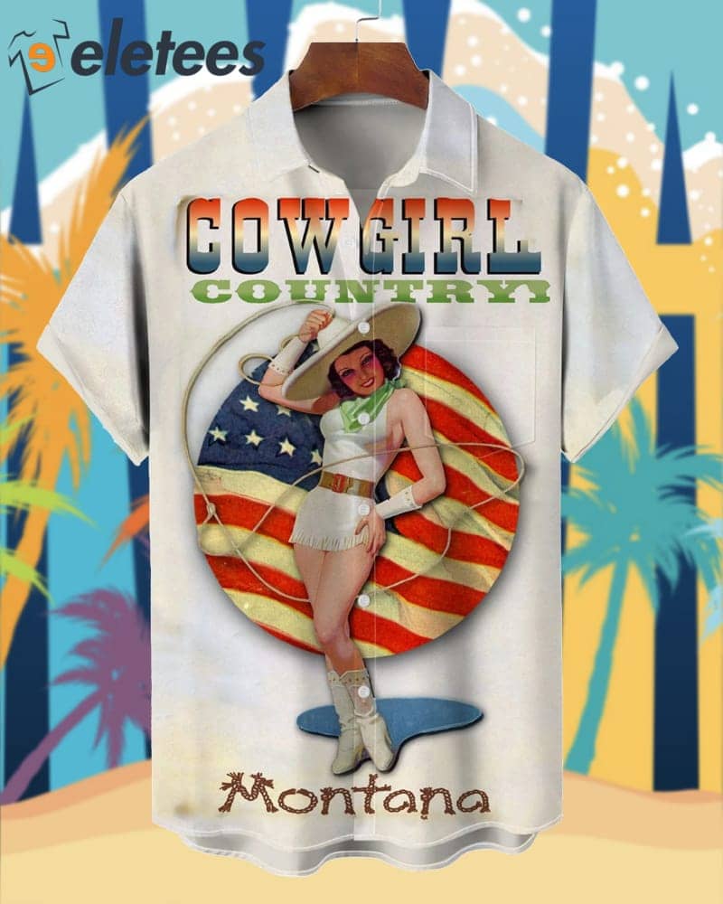 Cowgirl Country Montana Hawaiian Shirt