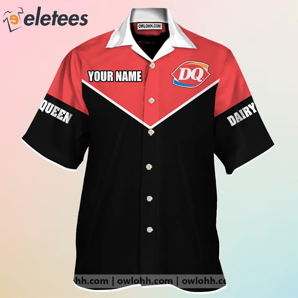 Dairy Queen Custom Name Hawaiian Shirt