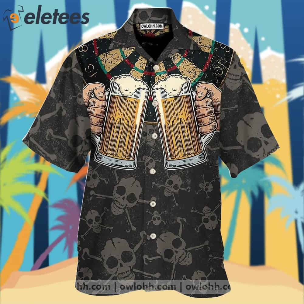 Darts And Beer That's Why I'm Here Hawaiian Shirt