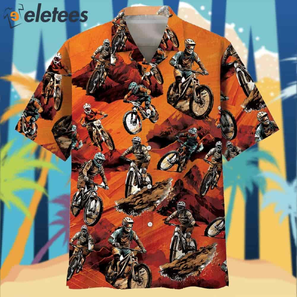 Dirt Mountain Bike Racing Hawaiian Shirt