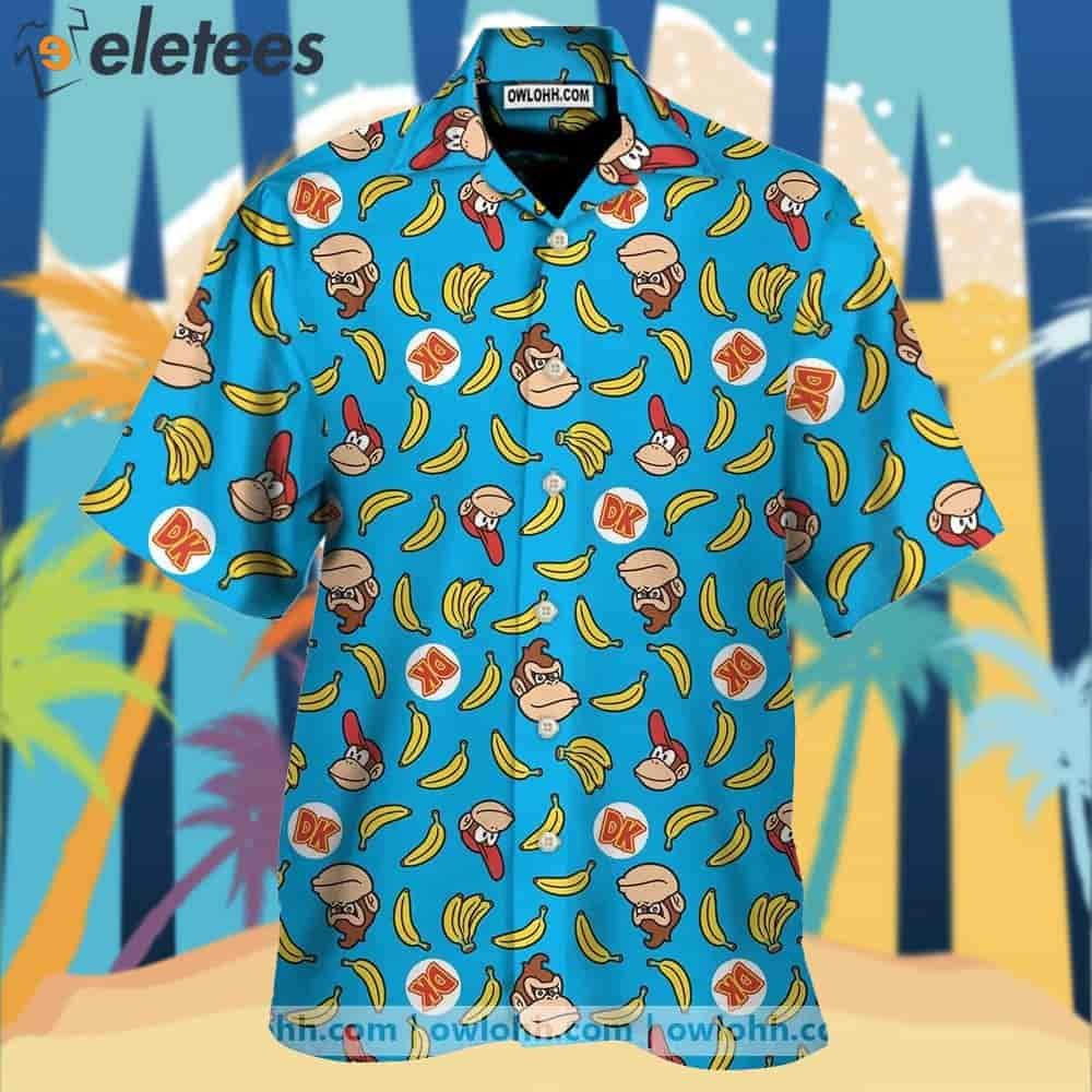 Donkey Kong Banana Hawaiian Shirt