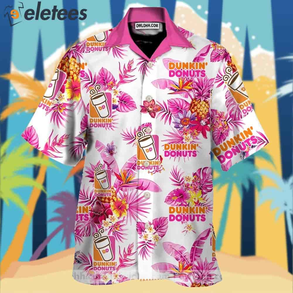 Dunkin Donuts Hawaiian Shirt