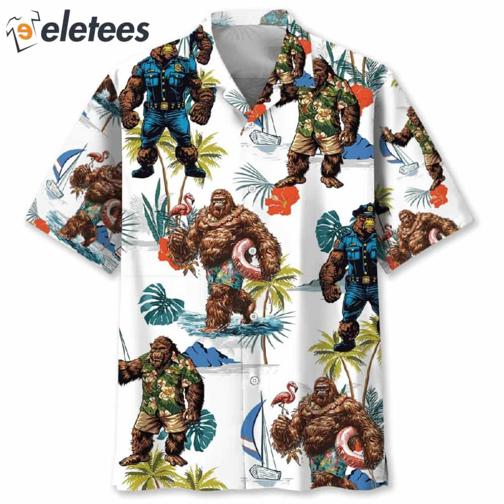 Funny Bigfoot Summer Hawaiian Shirt