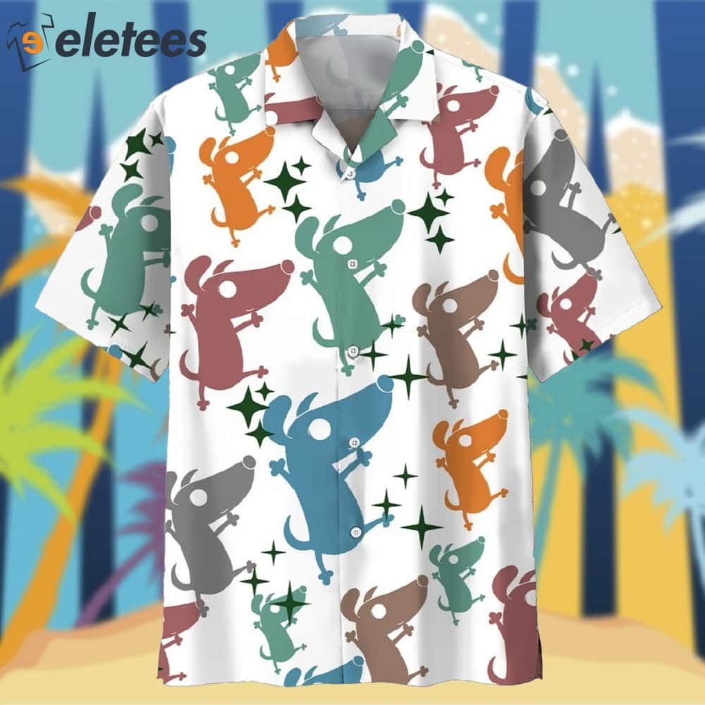 Funny Coward Dog Hawaiian Shirt