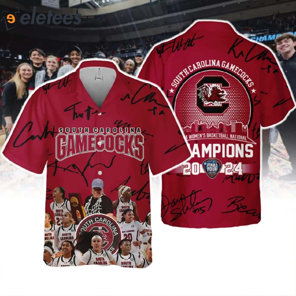 Gamecocks Women's Basketball National Champions 2024 Signature Hawaiian Shirt