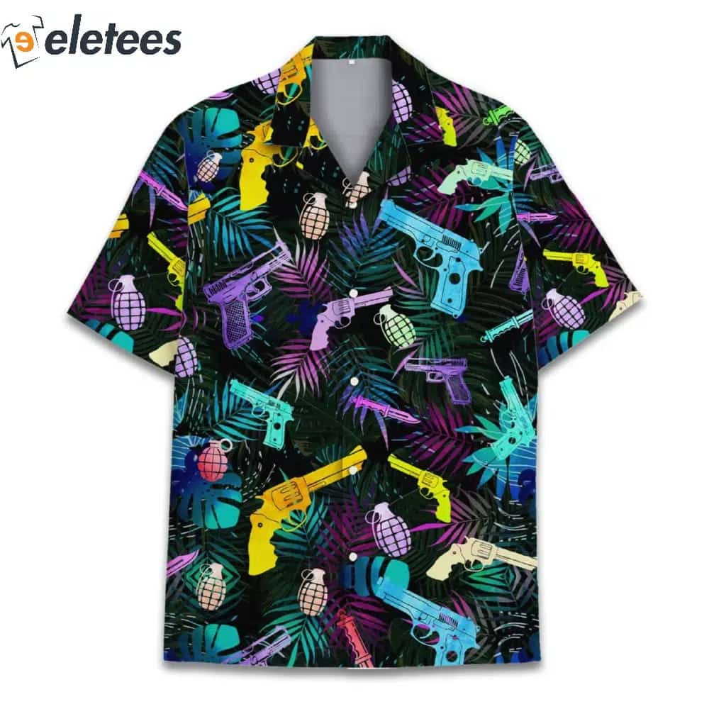 Gun Tropical Hawaiian Shirt