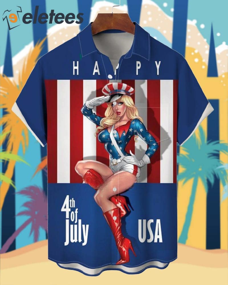 Happy 4th Of July USA Hawaiian Shirt