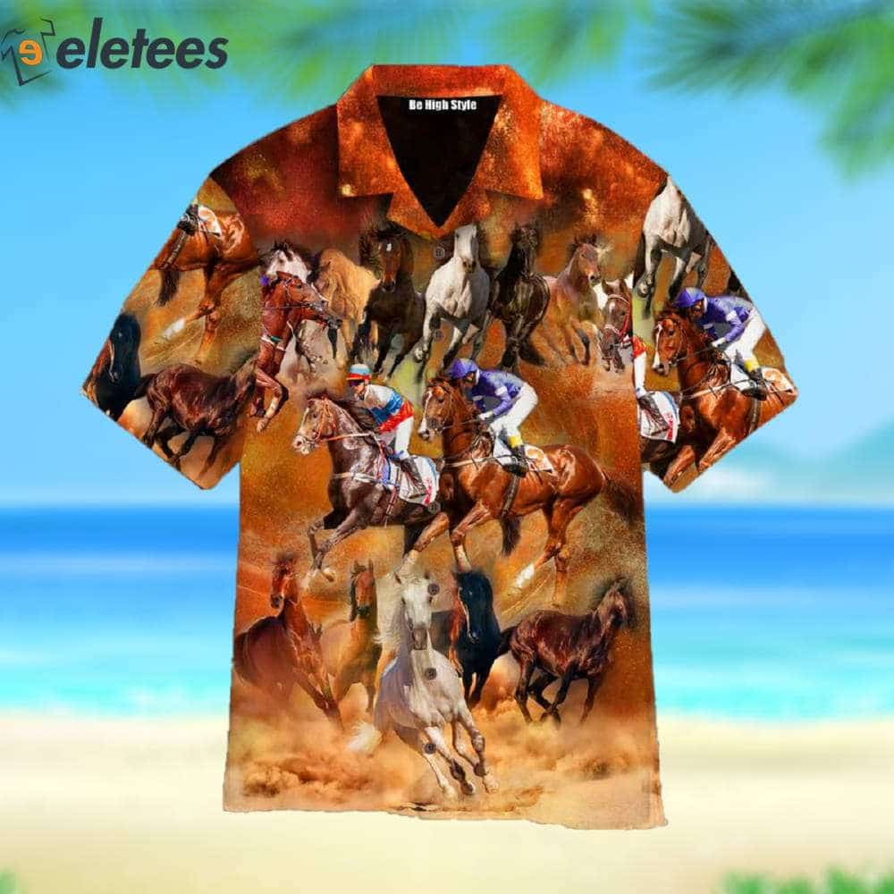 Horse Racing Kentucky Derby 3D Hawaiian Shirt