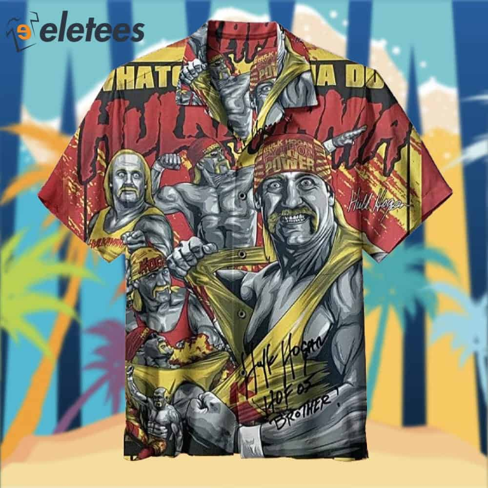 Hulkamania Hulk Hogan Hawaiian Shirt