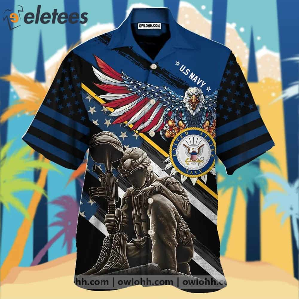 I Am A U.S. Navy Veteran I Am A Proud American Hawaiian Shirt