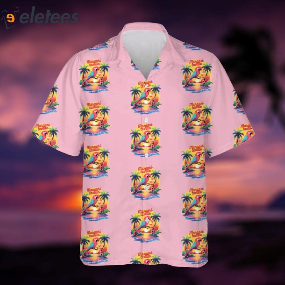 Jimmy Buffett Margaritaville Parrot Heads Hawaiian Shirt