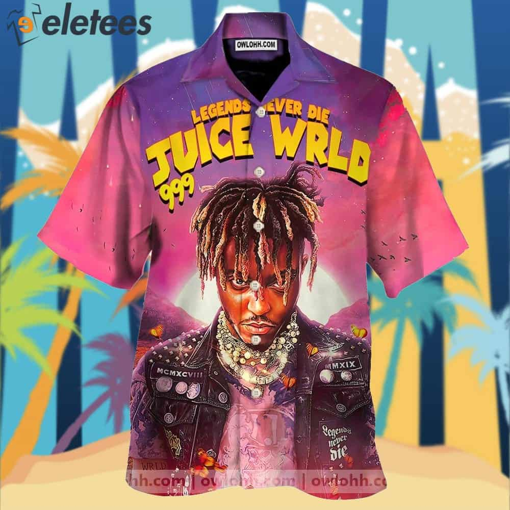 Juice Wrld Legends Never Die Hawaiian Shirt