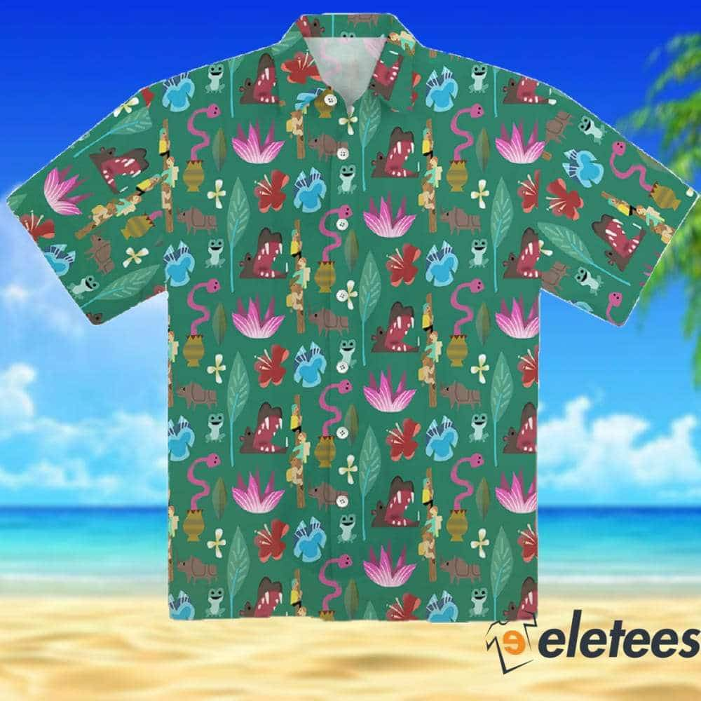 Jungle Cruise Button Up Hawaiian Shirt