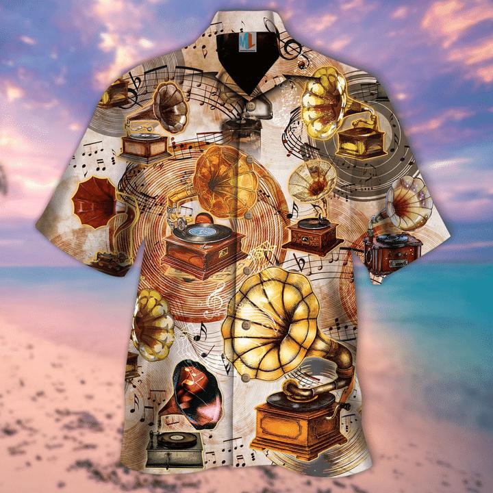 All About Gramophone Vinyl Records Hawaiian Shirt Hw3987